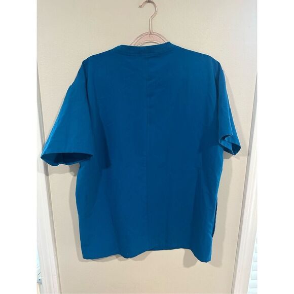 Figs Men’s Scrub Top Alps Blue Kadoma crew scrub top M - Picture 5 of 5